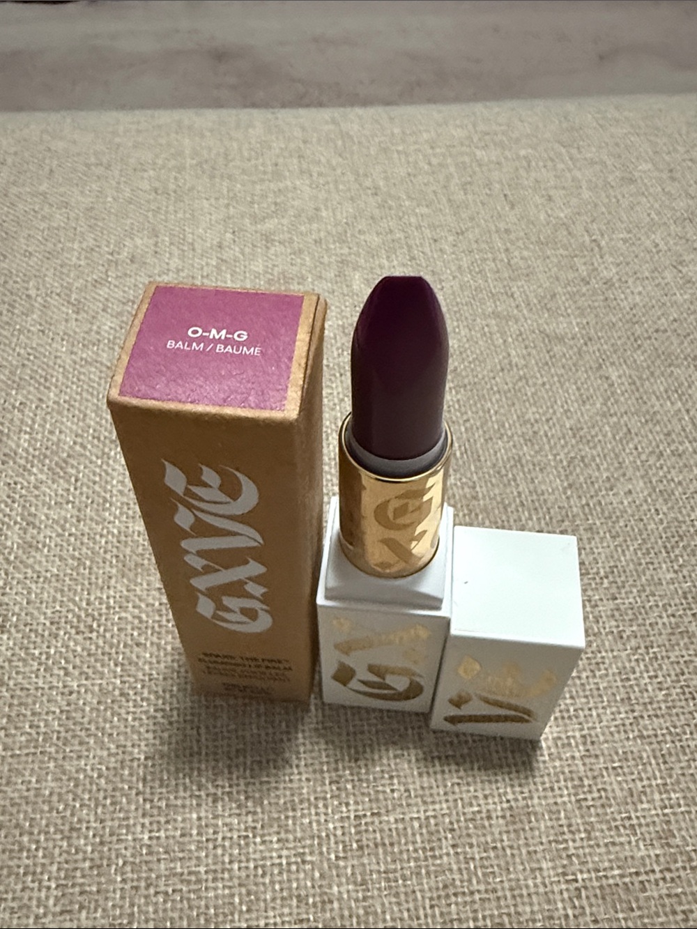 GX by Gwen Stefani O-M-G Balm Lipstick — Deep Berry Plum